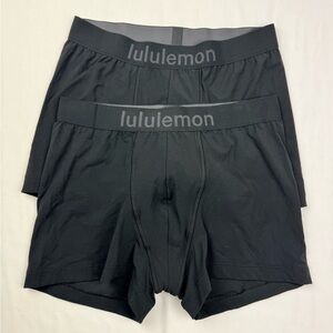 lululemon athletica Men's Black Boxer Briefs - 2 Pack